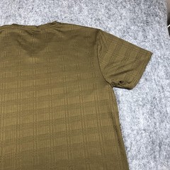 Stacy Adams Shirt Mens 3XLT Green Textured V Neck Short Sleeve Big Tall Knit