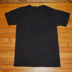 Vintage Y2K IT IS FINISHED John 19:30 Cross Tree Branches Print Black S TShirt