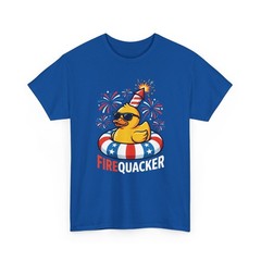 Funny Firequacker Duck Patriotic 4th of July Shirt Unisex T-Shirt