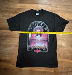 Vintage 1990 Grateful Dead Walking Skeleton T-Shirt Size L BROKUM GDM