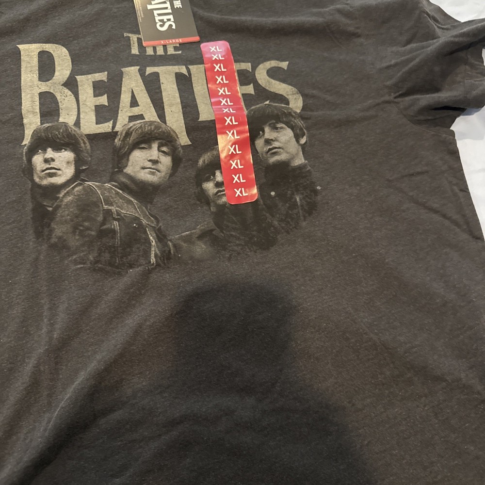 Extra large NWT The Beatles Rubber Soul men’s band graphic tee stretch Official