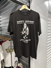 Vintage Firefighter Emergency Response School Funny Fireman T Shirt Fits Large
