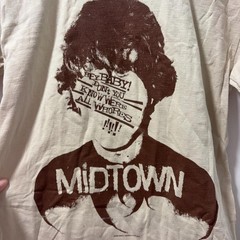 Vintage Midtown Shirt Mens Small Hey Baby Graphic Band Tee 2004 Alternative
