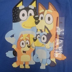 Lot Of 2 Bluey XX Large NWT. Bluey, Bandit, Chilli & Bingo Womens T-Shirt