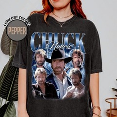 Chuck Norris Actor Bootleg Shirt, Cowboy Hero Tribute Legend Humor 1940 2026 Tee