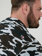 D555 DUKE BIG MENS CAMOUFLAGE T-SHIRT STORM GREY 2XL 3XL-6XL 7XL 8XL KS16427