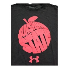 Under Armour Mens HeatGear Sunshine State Florida Graphic T-Shirt Black Large