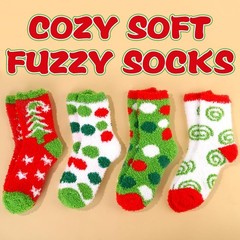 Fluffy Socks Women Men Cozy Fuzzy Winter Warm Supply Festival Party Holiday