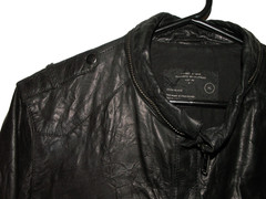 Men’s All Saints AFTERNOON LEATHER SHIRT jacket overshirt XL (ref62) £149.99!!!!