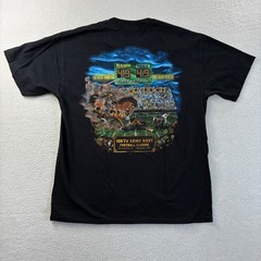Y2K Army Navy Football Classic T Shirt Mens Large Black 2005 Vintage College Tee
