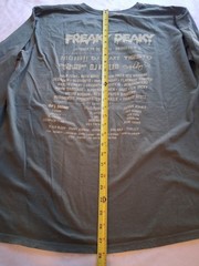 Freaky Deaky 2016 Bridgeview, IL Concert Skull Tshirt Olive Green 100% Cotton