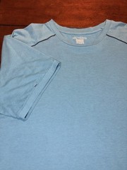 Arc’tery Men’s Short Sleeve Logo Cotton-Blend T-Shirt Light Blue Size XXL