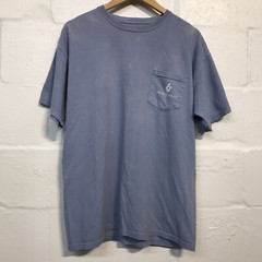 Fripp & Folly Straight Southern Blue Pocket Tee Short Sleeve Sail Boat T Shirt L