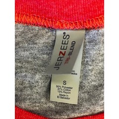 *NWOT* JERZEES Tri-Blend Raglan Baseball T-Shirt/Tee, Size Small