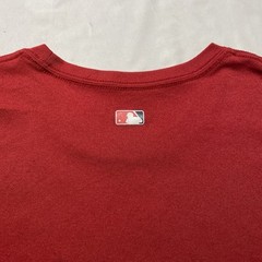 Nike Washington Nationals T-Shirt Men’s Large MLB Baseball Team Dri-Fit Red Logo