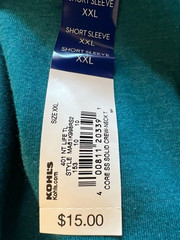 APT 9 Premier Flex crew neck tee shirt size XXL mens