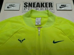 Nike Men’s Dri-FIT RAFA Tennis Jacket – DV2885 702 – Volt / Teal – Size: XL NWT