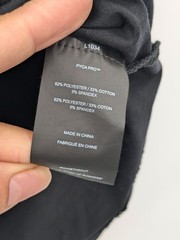 Cuts Black Hem T Shirt Minimalist Streetwear Athleisure Basic Essential Large