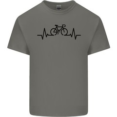 Bicycle Pulse Cycling Cyclist Road Bike Mens Light Cotton T-Shirt