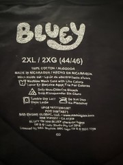 Men’s 2XL Bluey “This Was The 80s Man” Black Cotton Tee Great Father’s Day- NWT