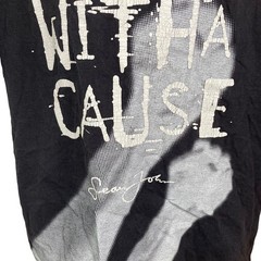 VTG Tshirt Mens 3XL Rebel With a Cause Sean John Puff Daddy Pdiddy Black White