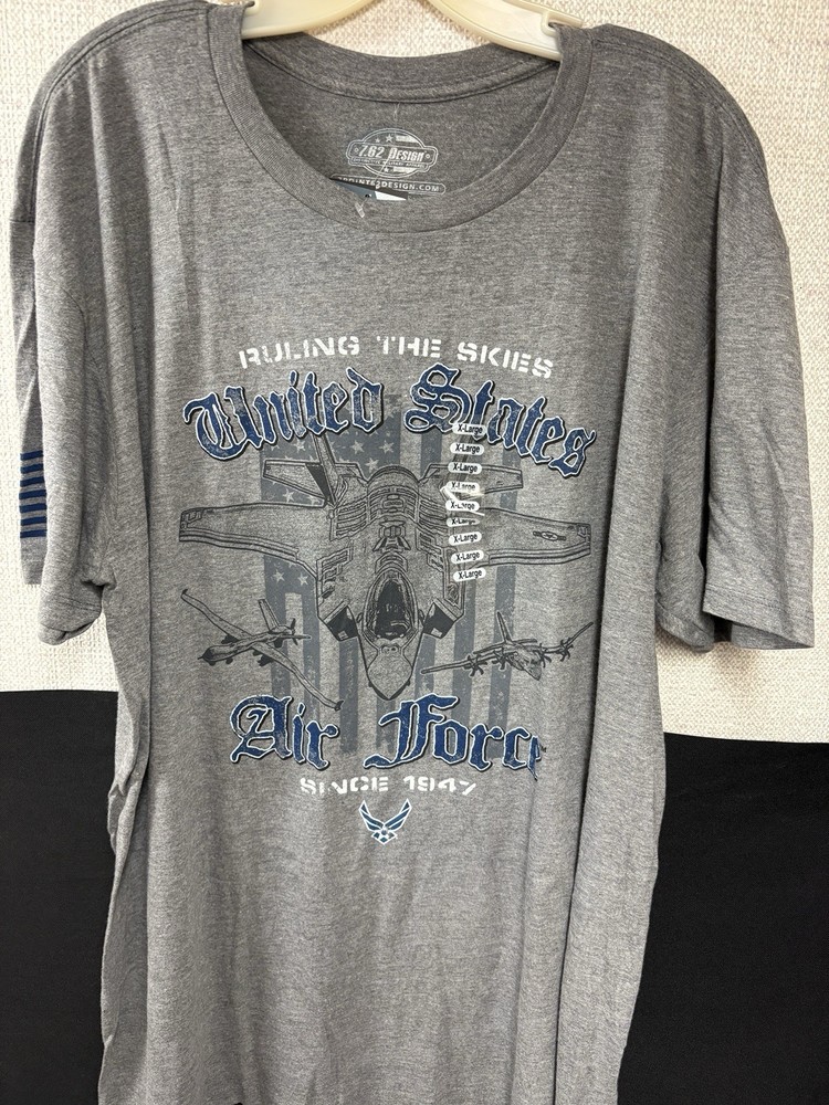 Brand New 7.62 Design USAF “Ruling The Skies Since 1947” Tee Shirt Size XL