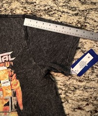 Twisted Metal PlayStation Graphic T‑Shirt Large Black Mineral Wash Flaming Clown