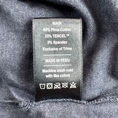 Public Rec Long Sleeve Shirt Mens M Blue Crewneck Pima Cotton Preppy Active Top