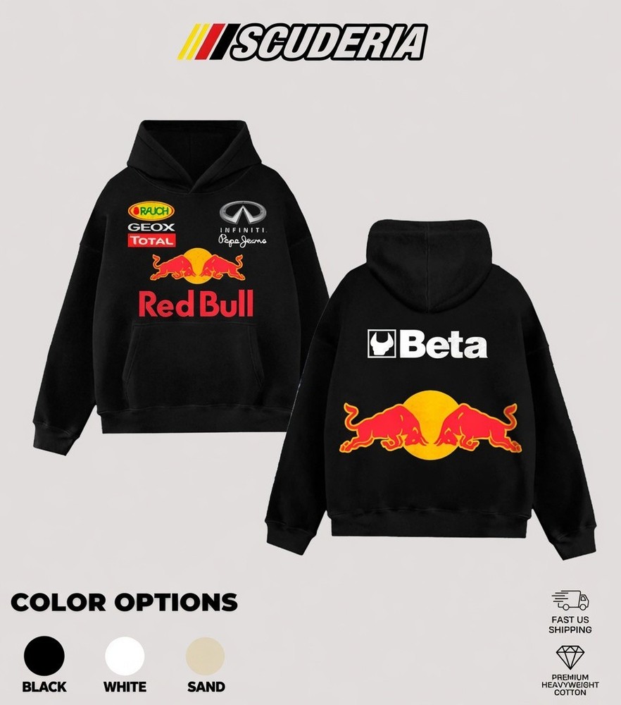 Scuderia Red Bull KTM Infiniti GeoX Racing Hoodie Black