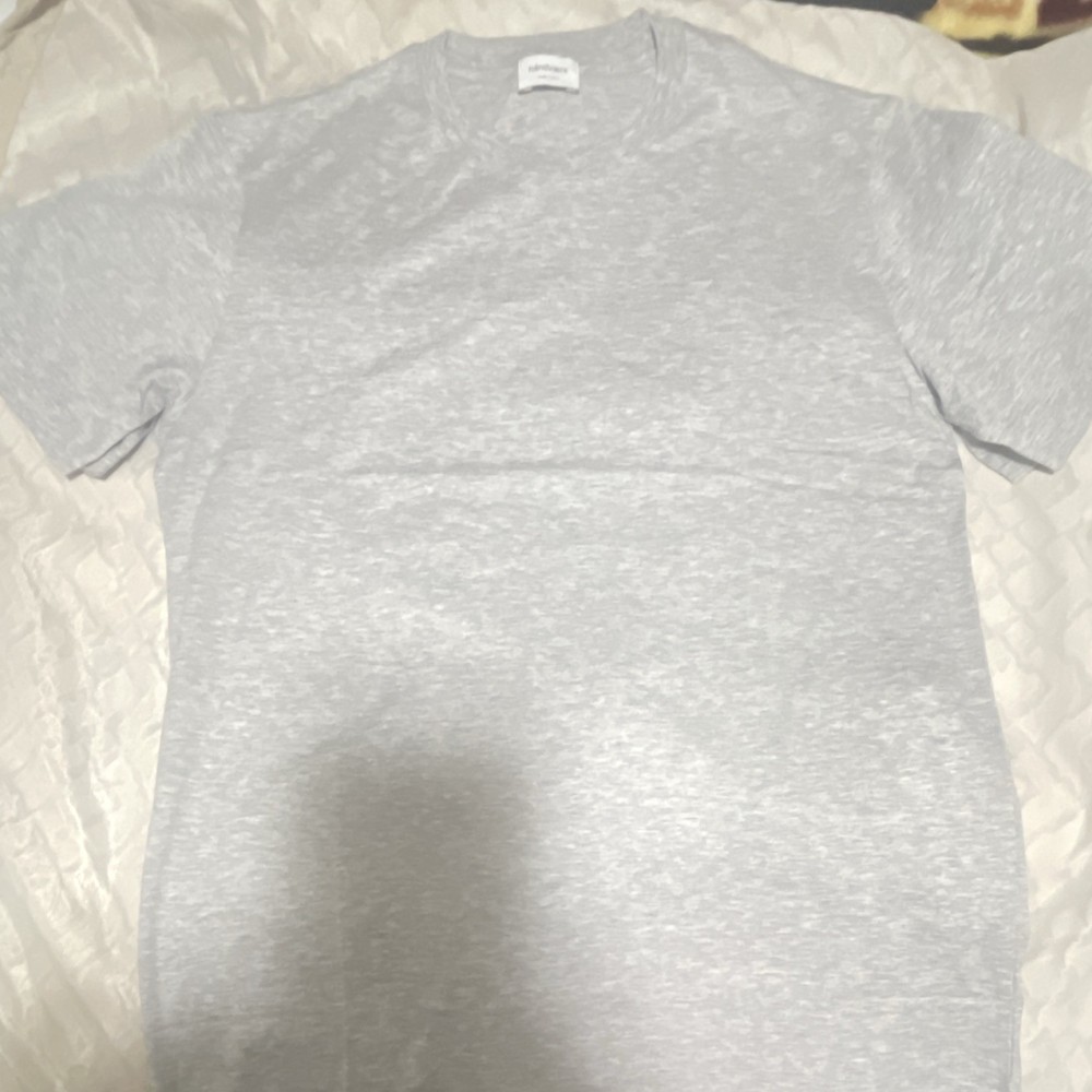 håndværk Men’s Gray Crew Neck Short Sleeve Cotton Jersey T-Shirt Size S