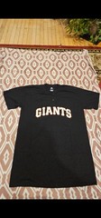 MAJESTIC GIANTS FARMINGTON SOUTH Size XL/XG/XG BLACK 1/4 BUTTON T SHIRT