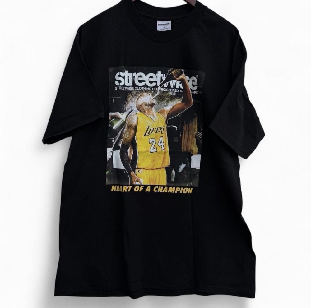 Kobe Bryant Heart Of A Champion Tee Shirt Streetwise