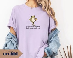 I Could Be Meaner But Jesus Said No Frog Shirt Funny Christian Graphic Tee