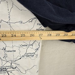 Vtg California Golden State Shirt Mens 3XL Map All Over Print Raglan Sleeve