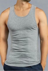 3 Packs Men 100% Cotton Ribbed Tanktop A-Shirt Wife Beater Undershirt Lot