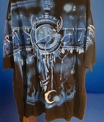 Vintage 2001 GILDAN Great Wolf Lodge Wolf All Over Print T-Shirt Size 3XL