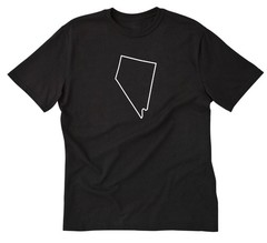 Nevada Outline T-Shirt State Shirt Cotton Place Name Vacation Moving Away