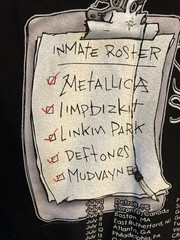 Metallica 2003 Summer Sanitarium Tour T-Shirt Vintage Y2K, Black, Size M