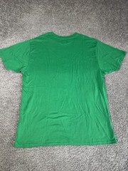 Holiday Time Shirt Mens XL Green Elf Costume Candy Cane Christmas Graphic Tee