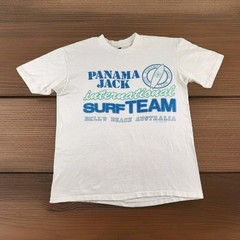 VINTAGE Panama Jack Shirt Mens Medium Surf Team Bell’s Beach AUS 80s Adult A36