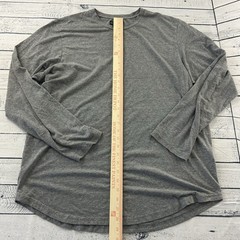 Goodlife Long Sleeve Blank T Shirt Men’s XXL Gray