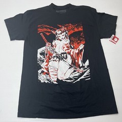 Bad Habits Graphic T-shirt Men’s Size Medium Black Crewneck Anime Girl S/S New