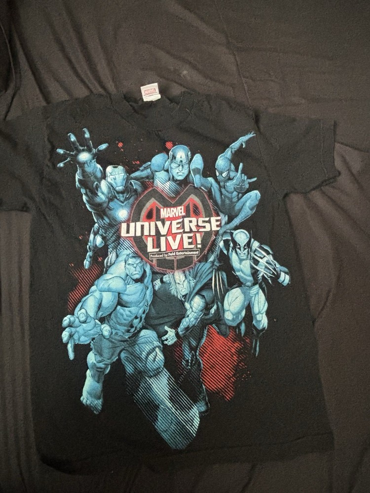 Men’s Marvel Universe Live North American Tour Short Sleeve T-Shirt