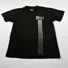 F1 Formula One Las Vegas Black Crew Short Sleeve Graphic Print Tee T-shirt Sz L