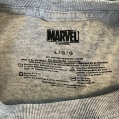 Marvel Comics Graphic Gray Men’s Short Sleeve Tee Size Large