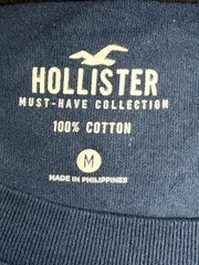 Hollister Men’s Size M Long Sleeve Crew Neck Must Have Collection Blue Tee