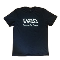 P.O.D. Payable On Death T-Shirt 100% Lightweight Cotton NEW Mens Unisex Fit S-XL