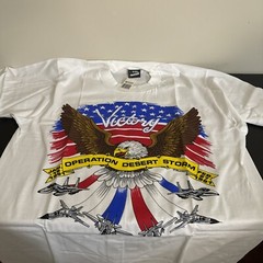 Operation Desert Storm 1991 Shirt Adult Large Military Eagle USA