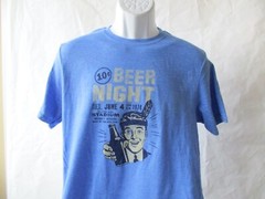 10 Cent Beer Night & Cleveland Stadium Ohio June 1974 Lt Blue T-Shirt S-3XL NEW