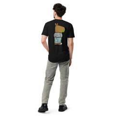 Chill Guy Meme Front and Back Graphic Tee T-shirt 100% Cotton
